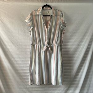 J. Crew Cotton Tie Waist Dress